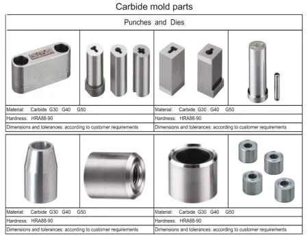 Serrated Punch Fue 0.6mm-1.2mm SKD61 CNC Machining Jig Part